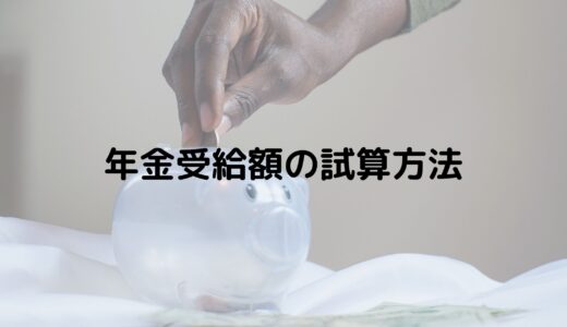 年金受給額の試算